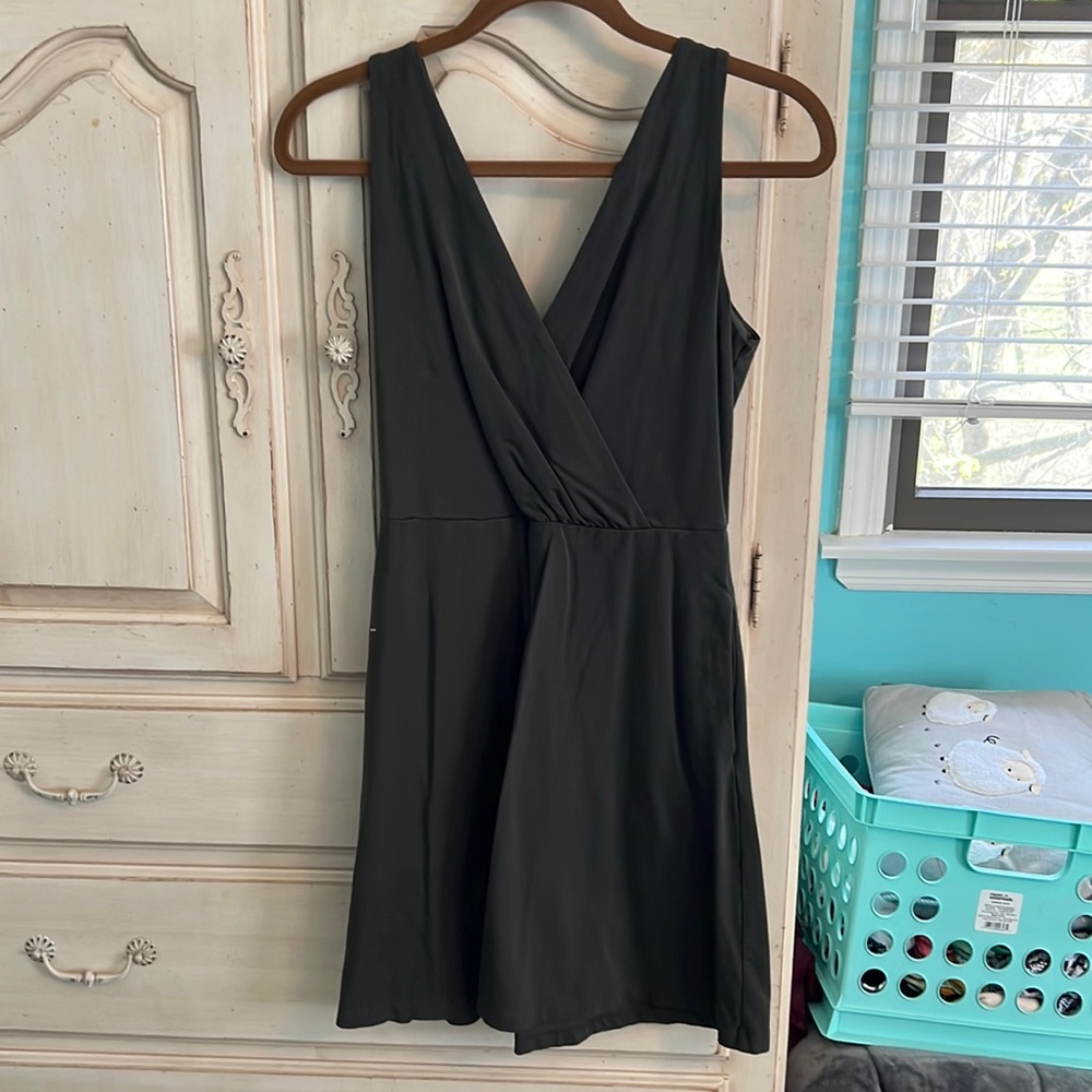 LOFT Hunter Green Dress